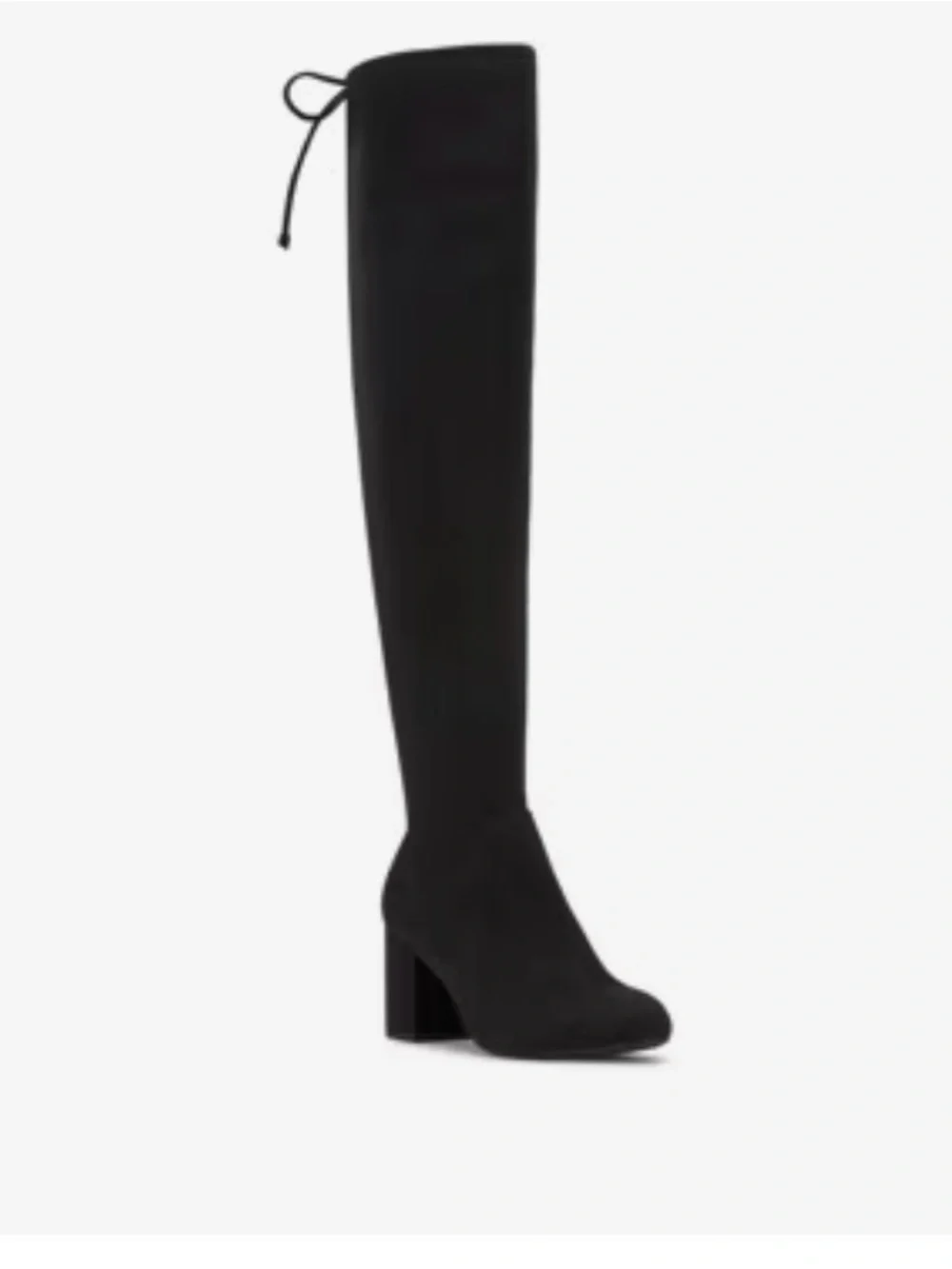 Kelly & Katie Kruse Black Over-the-Knee Block Heel Women's Boots